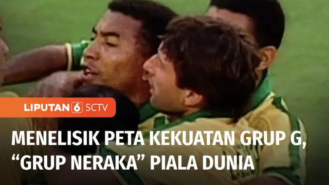 Salah satu grup neraka di Piala Dunia 2022 Qatar adalah Grup G. Dihuni Brasil, Serbia, Swiss, dan Kamerun. Keempat tim akan berjibaku untuk lolos dari fase grup. Lalu bagaimana peta kekuatan di Grup G?