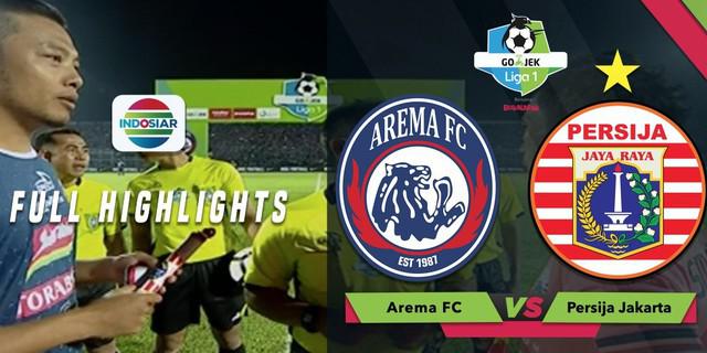 VIDEO: Highlights Liga 1 2018, Arema FC Vs Persija 1-1