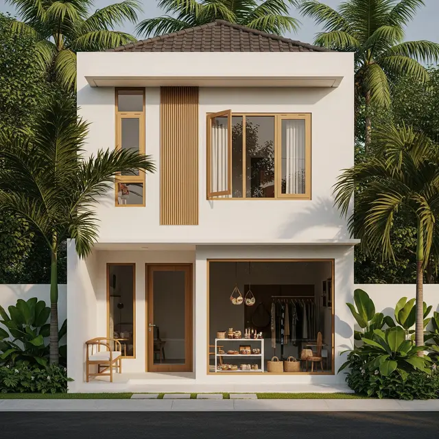 Model Rumah Minimalis Depan Ada Toko