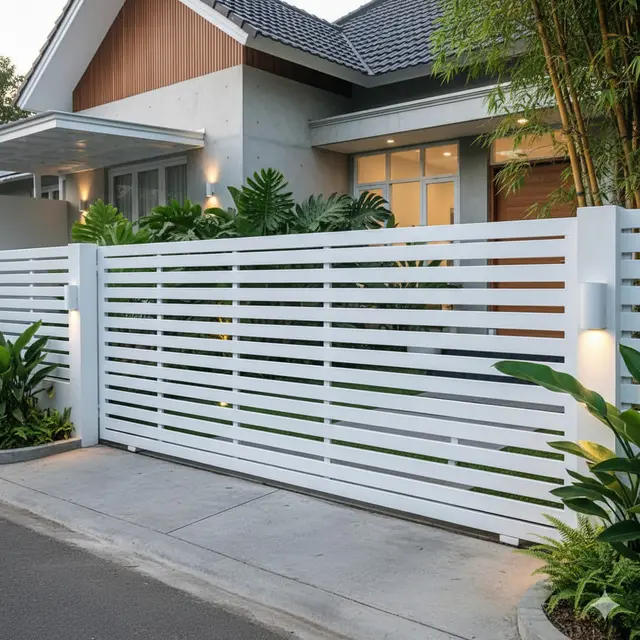 7 Model Pagar Besi Hollow Galvanis yang Kuat, Modern dan Tahan Karat untuk Hunian 2025