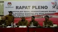 Menurut Ketua KPU Jakarta Barat, rapat pleno rekapitulasi suara berjalan lancar tanpa ada protes atau interupsi. (Liputan 6 SCTV)