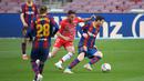 Barcelona dengan sepenuh hati mengucapkan terima kasih kepada pemain atas kontribusinya untuk kemajuan klub dan mendoakan yang terbaik untuk masa depan, baik dalam kehidupan pribadi dan profesionalnya. (Foto: AFP/Lluis Gene)