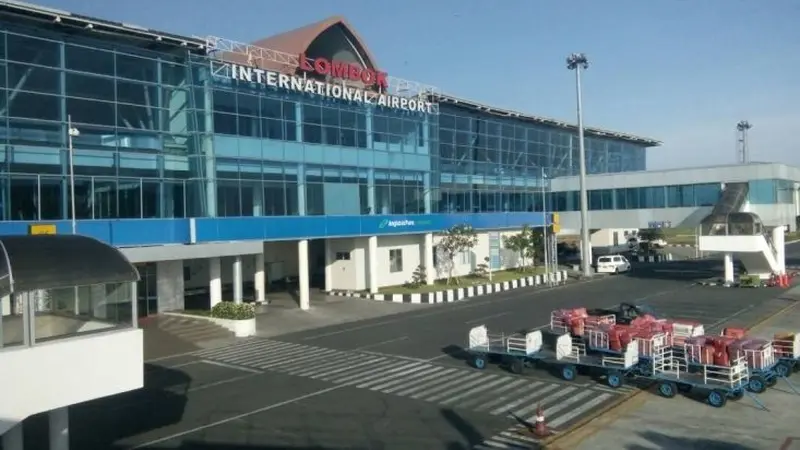 Bandara Internasional Lombok atau Lombok International Airport. (Ilyas/Liputan6.com)