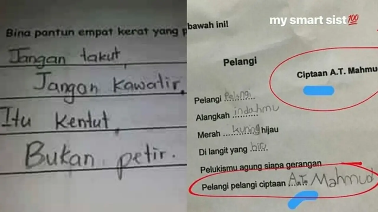 6 Jawaban Siswa saat Mengerjakan Tugas Bahasa Indonesia Ini Kocak