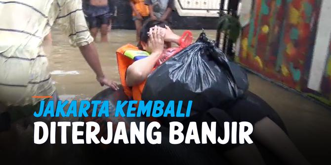 VIDEO: Ratusan Rumah di Kampung Melayu Jakarta Terendam Banjir