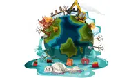 Ilustrasi perubahan iklim. (Photo created by brgfx on www.freepik.com)