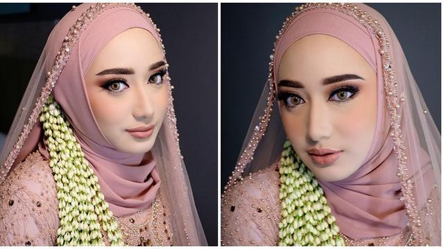 6 Potret Detail Makeup Tengku Anataya dari Prewed Sampai Nikah, Mirip Cindy Fatikasari