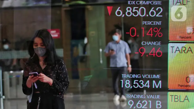 IHSG Tergelincir 2,5% pada Sesi Pertama