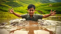 Arti Mimpi Masuk Lumpur Sawah: Makna dan Tafsir Lengkap
