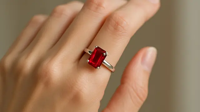 Model Cincin Merah Delima yang Cantik dan Kekinian