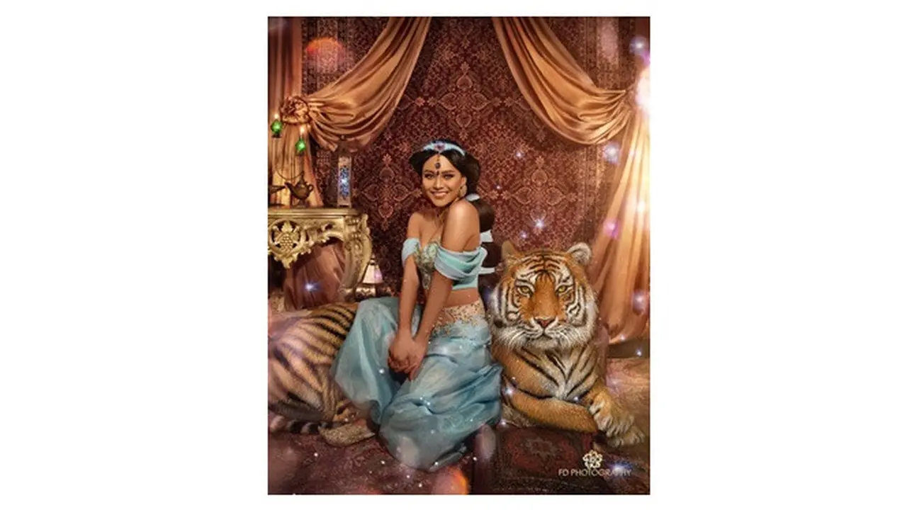 Potret Selebriti yang Berdandan Bak Putri Jasmine di Film Aladdin