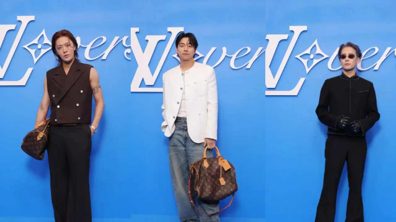 Adu Maskulin Gong Yoo, Jackson Wang, dan Yuta NCT127 di Show Louis Vuitton Men's Spring/Summer 2025, Penuh Visual Mematikan