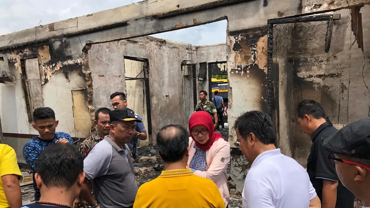 Direktur Jenderal Pemasyarakatan (Dirjen Pas) Sri Puguh Budi Utami Saat Meninjau Rutan Klas IIB Siak, Riau, Sabtu (11/5/2019). (Foto: Istimewa)
