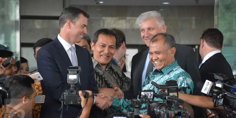 20170202- Menteri Kehakiman Australia Michael Keenan dan Pimpinan KPK Agus Rahardjo-Jakarta- Helmi Afandi