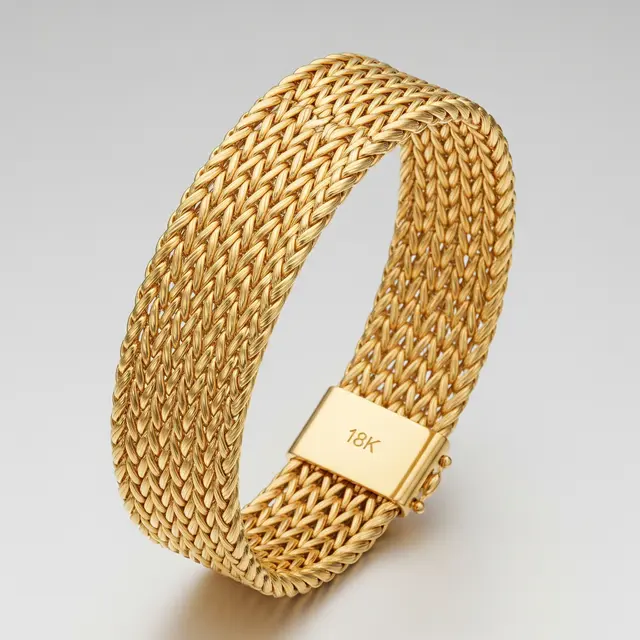 9 Model Gelang Emas 18 Karat Desain Modern, Pilihan Gaya di 2025