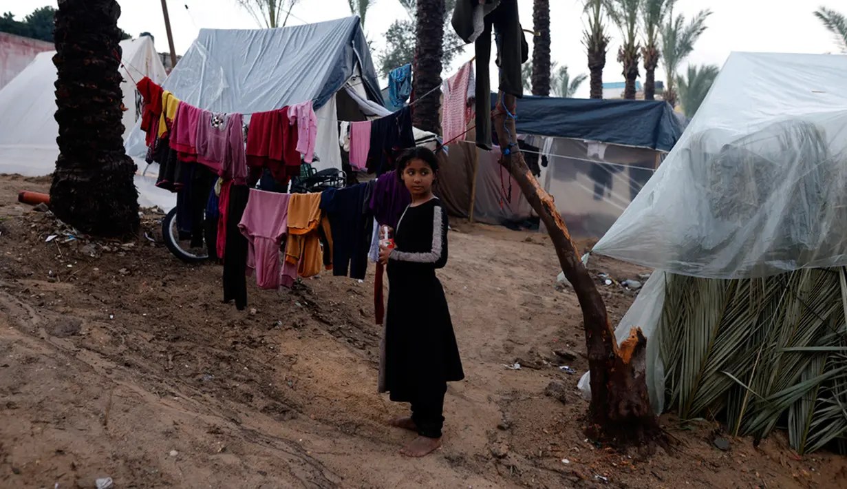 Sementara itu, Mesir dengan tegas mengatakan mereka tidak menginginkan kedatangan massal orang-orang dari Gaza karena akan membuat kemerdekaan Palestina semakin sulit diperjuangkan. (AP Photo/Mohammed Dahman)