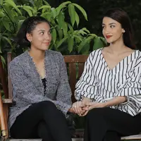 Tsania Marwa mendukung Ghina, adiknya untuk kembali terjun ke dunia hiburan. (Adrian Putra/Bintang.com)