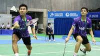Ganda putra Indonesia Angga Pratama/Ricky Karanda Suwardi akan menghadapi pasangan Malaysia, Goh V Shem/Tan Wee Kiong, di perempat final Japan Open Super Series 2015 di Tokyo, Jepang, Jumat (11/9/2015). (Liputan6.com/Humas PP PBSI)