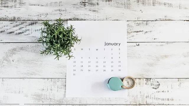Ilustrasi bulan Januari