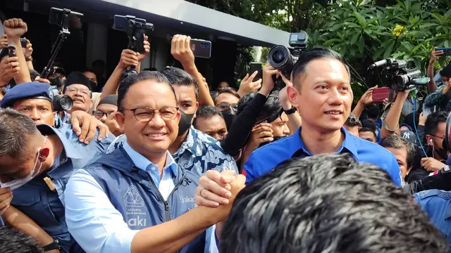 Calon Presiden yang diusung dari NasDem Anies Baswedan dan Ketua Umum Agus Harimurti Yudhoyono (AHY).