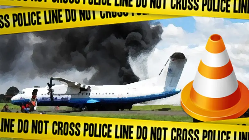 Ilustrasi Kecelakaan Pesawat