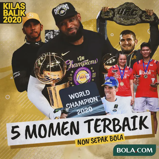Kilas Balik 2020 - 5 Momen Terbaik Non Sepak Bola