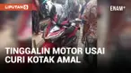 Aneh! Pencuri Kotak Amal Tinggalkan Motornya Usai Beraksi
