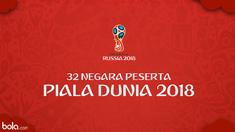 Berita video daftar lengkap 32 negara yang lolos dan tampil di Piala Dunia 2018 Rusia.