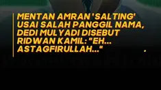 Ada momen epik saat Menteri Pertanian, Amran Sulaiman menyebut nama Gubernur Jawa Barat. Mentan justru menyebut nama Ridwan Kamil. Setelah beberapa detik, Mentan tersadar dan meminta maaf. Para undangan pun langsung menyoraki Mentan. Dedi Mulyadi pun tampak tersenyum saat Mentan meminta maaf.