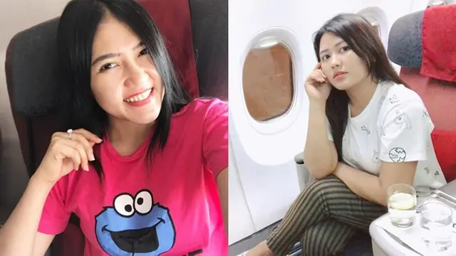 5 Beda Gaya Via Vallen dan Mella Rossa Tanpa Makeup, Makin Memesona