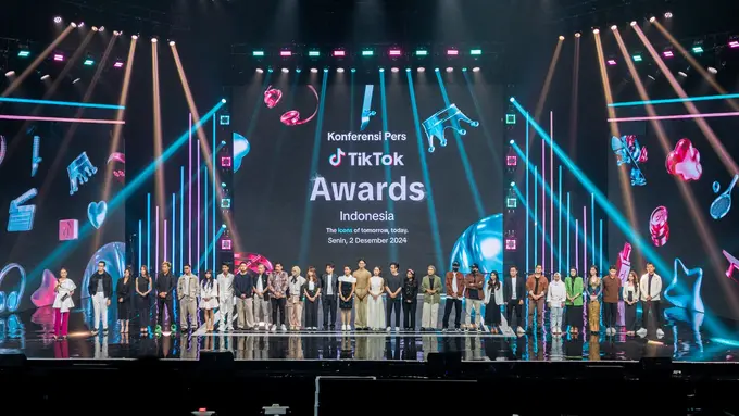 Konferensi Pers TikTok Awards Indonesia 2024 di Studio RCTI (Dok/TikTok)