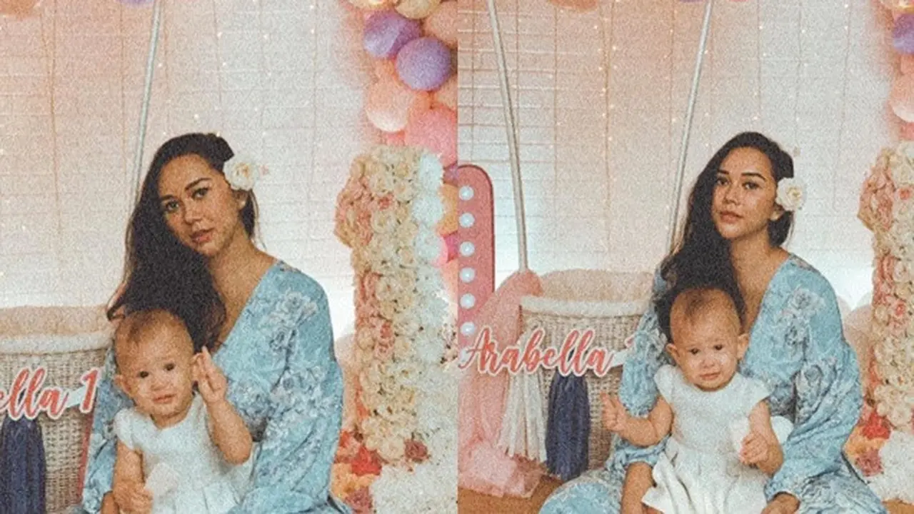 6 Momen Ulang Tahun Pertama Anak Aura Kasih, Dirayakan Terpisah dengan Suami