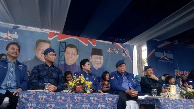 SBY menghadiri acara Demokrat Banten