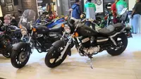 Motor-motor bergaya klasik dari Benelli hadir di GIIAS 2018. (Herdi Muhardi)