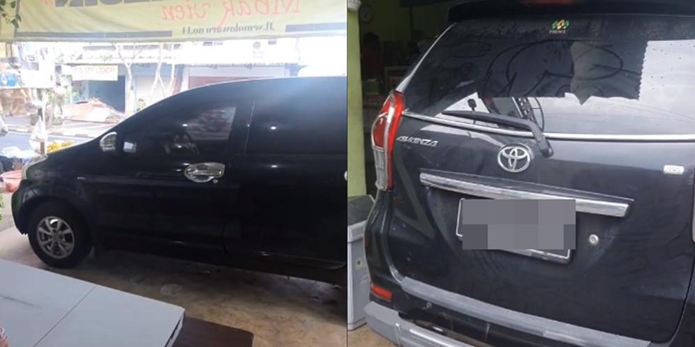 Toyota Avanza parkir sembarangan (TikTok/@marvin.vondawati)