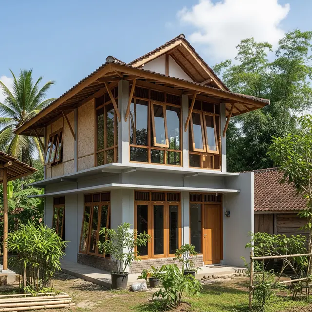Desain Rumah Sederhana 3 Kamar di Kampung