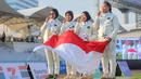Sebelumnnya, Diananda juga merebut medali emas di nomor recurve beregu bersama Ayu Mareta Dyasari, dan Rezza Octavia. (Bola.com/Bagaskara Lazuardi)