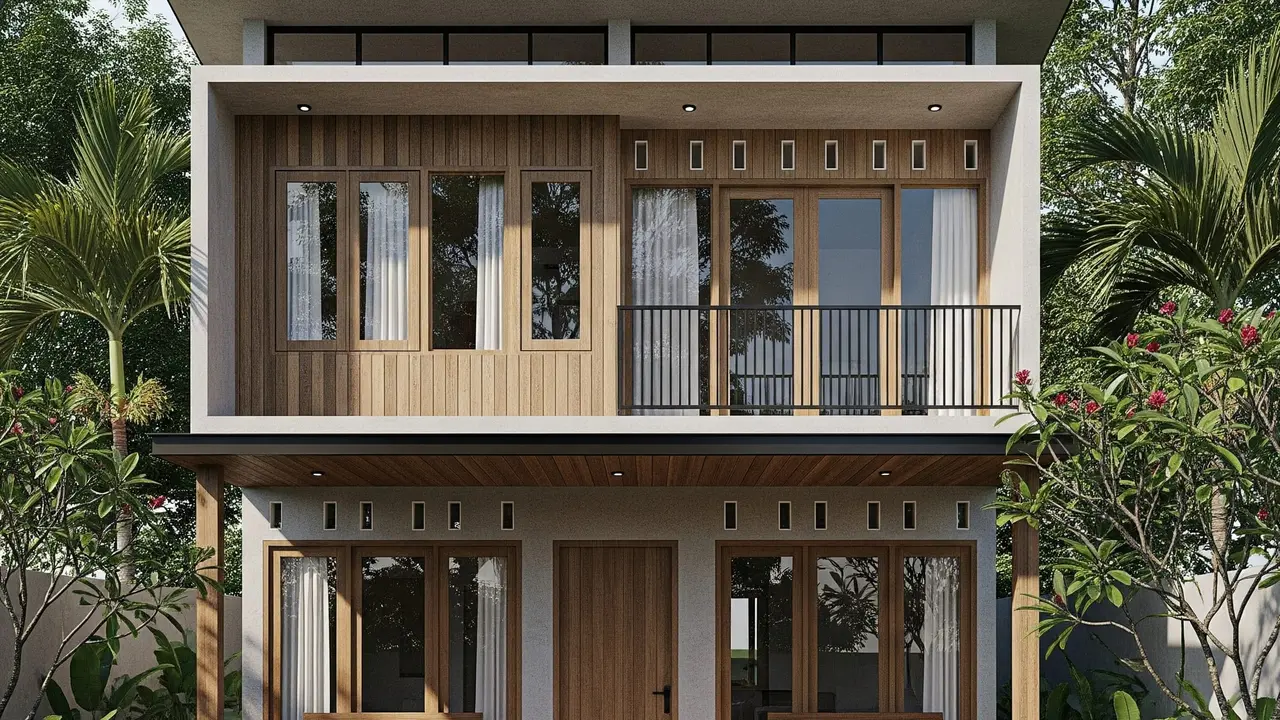 Rumah 2 Lantai dengan Teras Depan