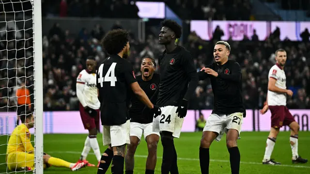Foto: Menang Comeback atas West Ham, Aston Villa Melaju ke Putaran Keempat Piala FA