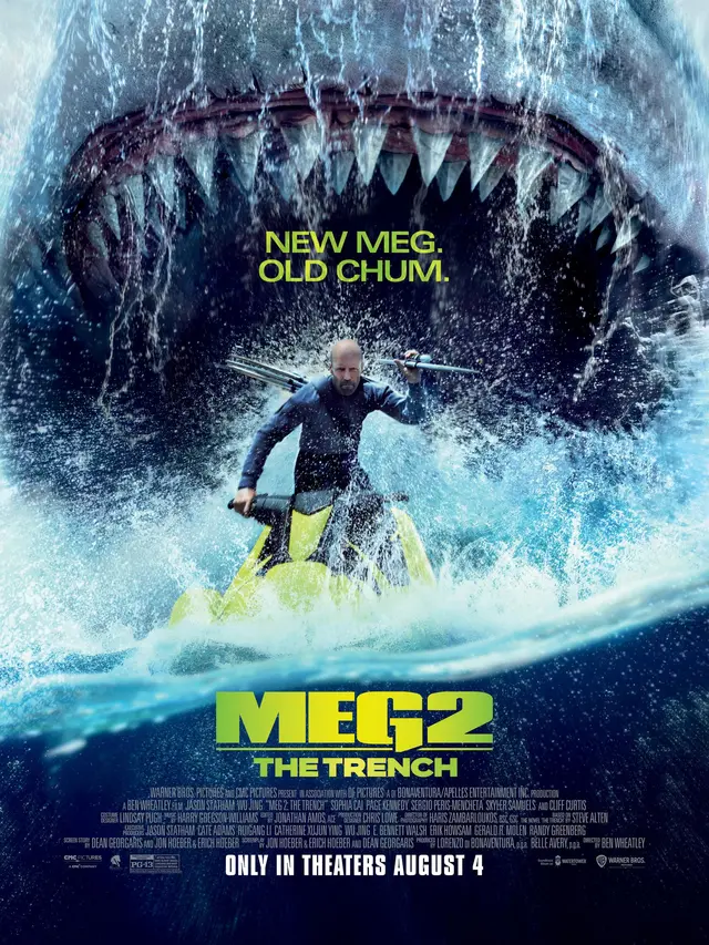 Poster film Meg 2: The Trench. (Foto: Dok. Warner Bros. Pictures/ IMDb)