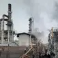 Suasana Pabrik Kimia Disekitar Lokasi Ledakan. (Istimewa).