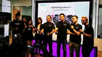 Peluncuran Honor Magicwatch 2 di kawasan Sudirman, Jakarta. (Liputan6.com/Mochamad Wahyu Hidayat)