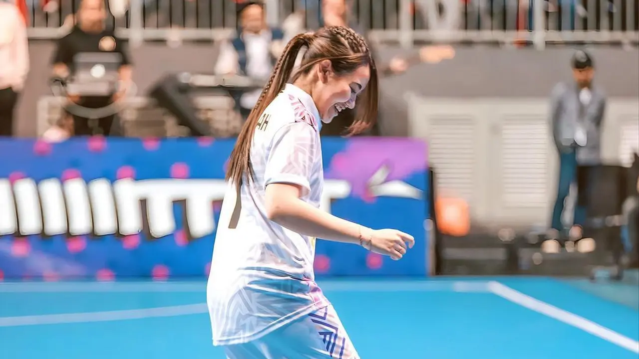 Aaliyah Massaid main futsal (Instagram/aaliyah.massaid)
