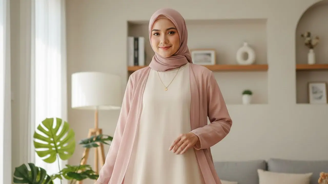 Model Setelan Kulot dan Tunik