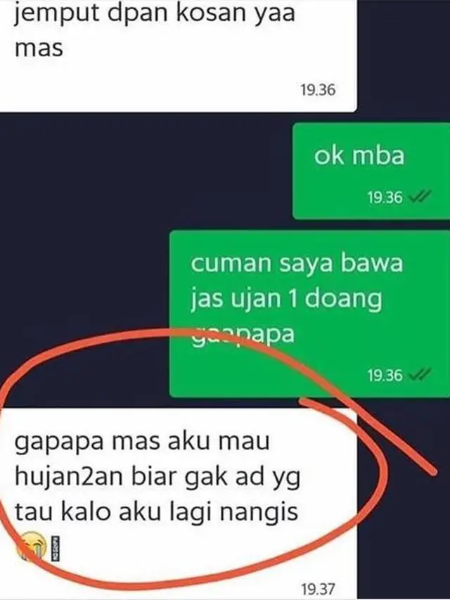 Momen Kocak Driver Ojek Online Dapat Penumpang Galau Ini Bikin Cengar-Cengir