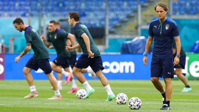 FOTO: Italia Siap Hadapi Turki di Laga Pembuka Euro 2020