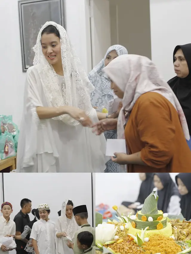 6 Potret Ultah Marcella Zalianty ke-45, Gelar Buka Puasa Bersama Anak Yatim