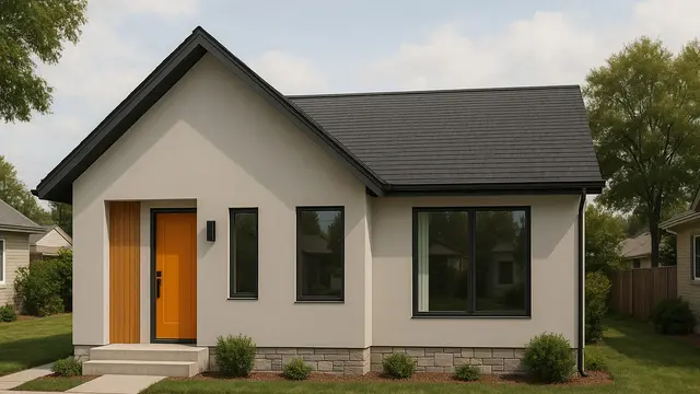 Model Rumah Minimalis Bergaya Retro