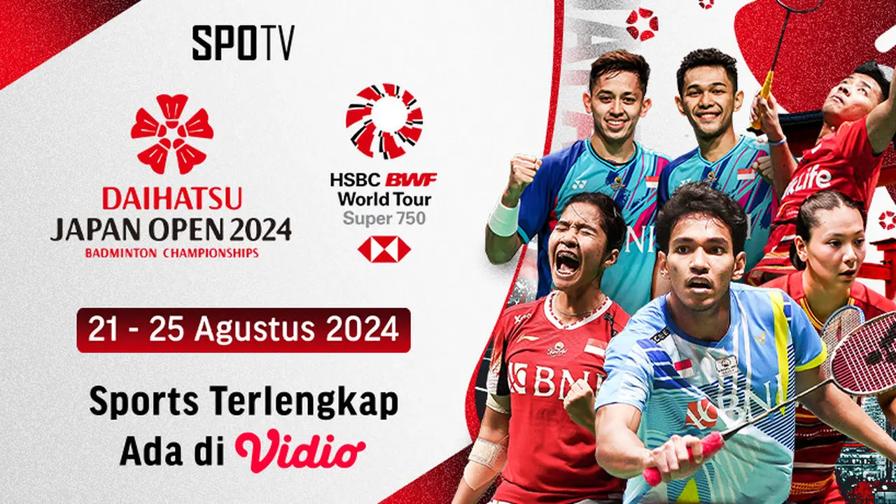 BWF Japan Open 2024 di Vidio