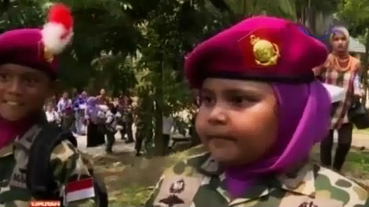 Marinir Junior Semarakkan HUT Korps Marinir ke-70